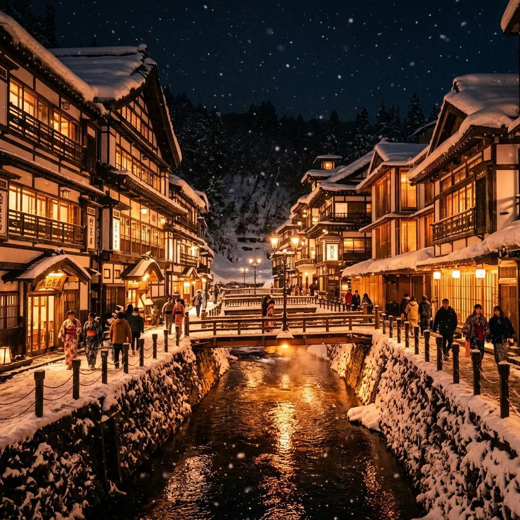 Ginzan Onsen: Un cuento de invierno