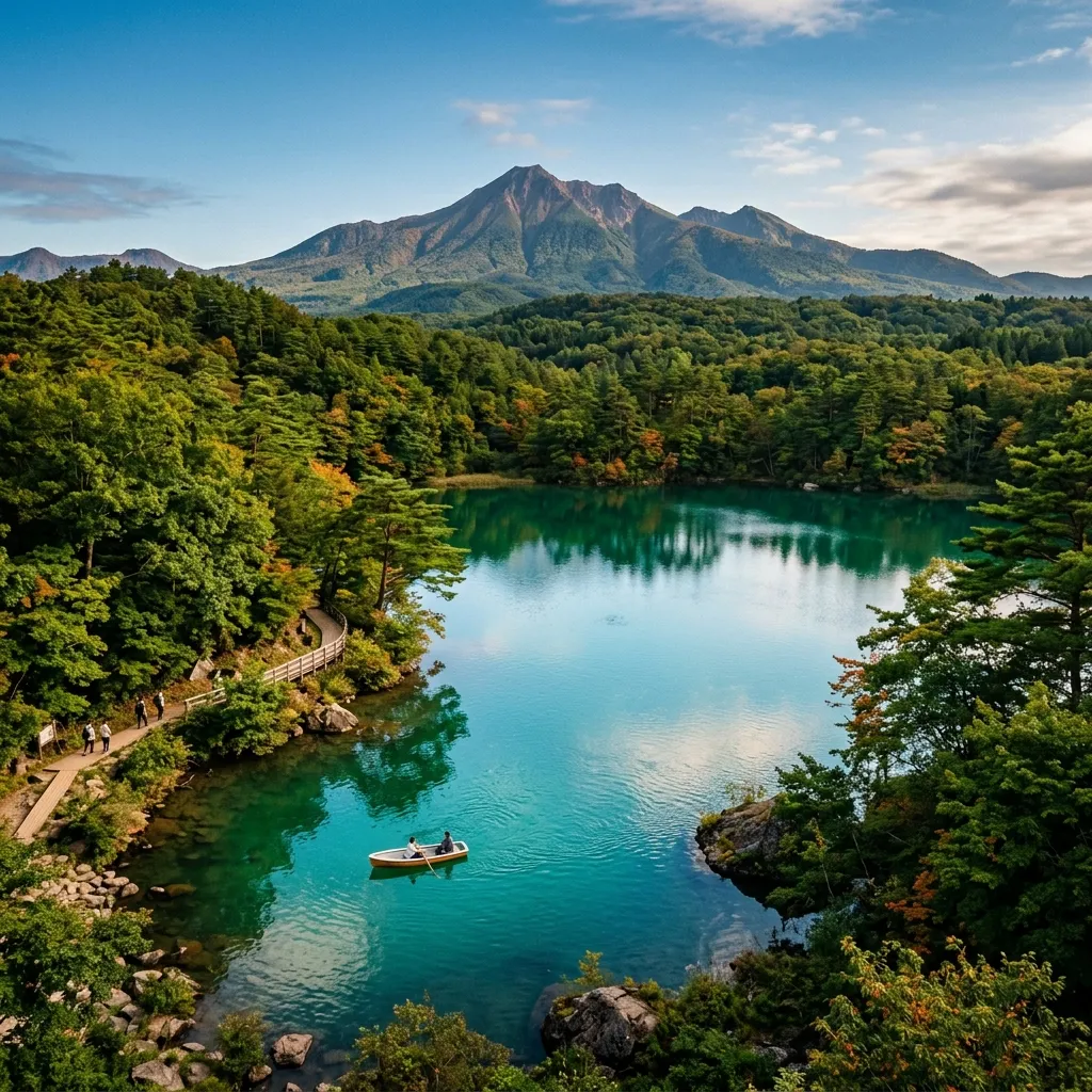 Lagos de Goshikinuma en Fukushima
