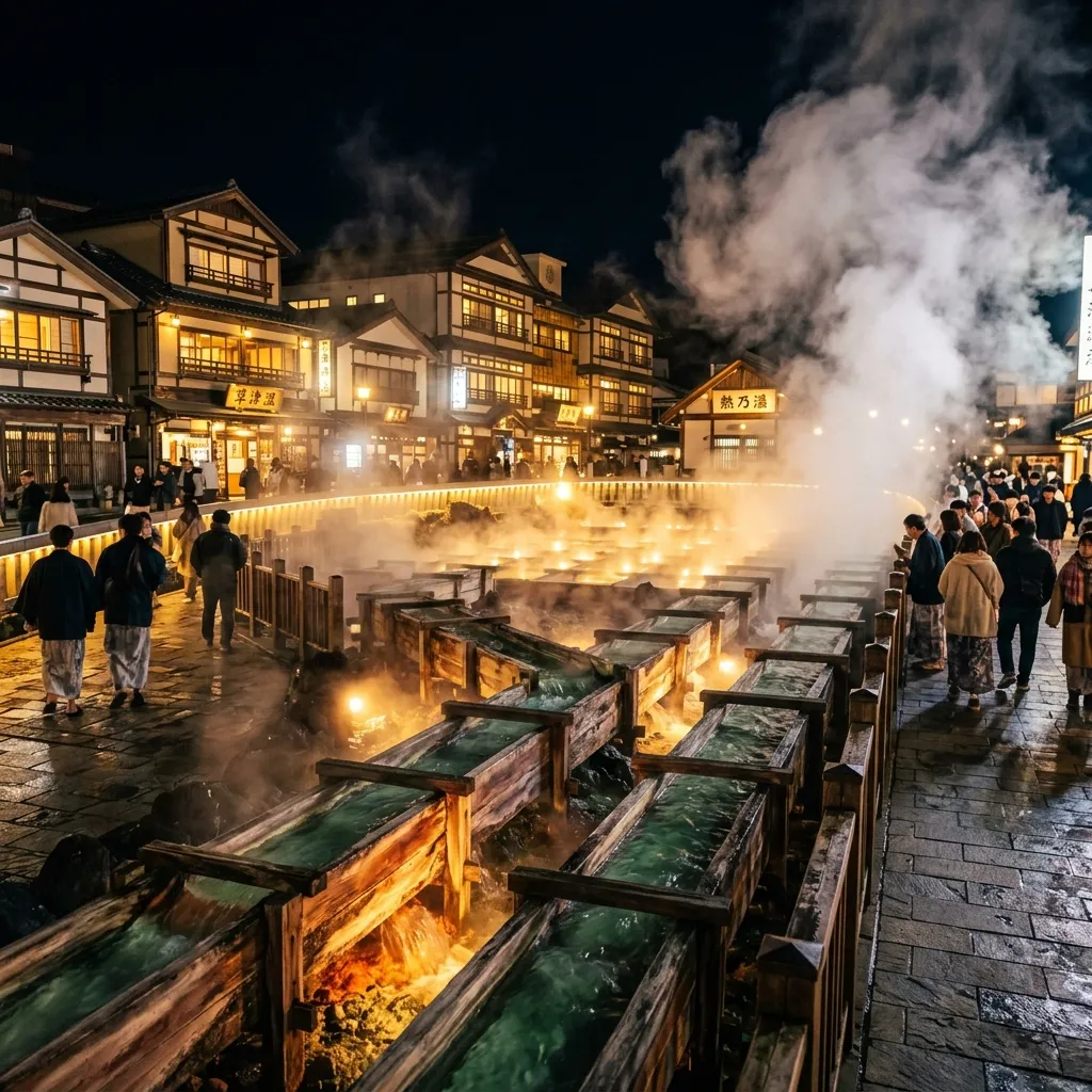 Kusatsu Onsen: El manantial del Japón central