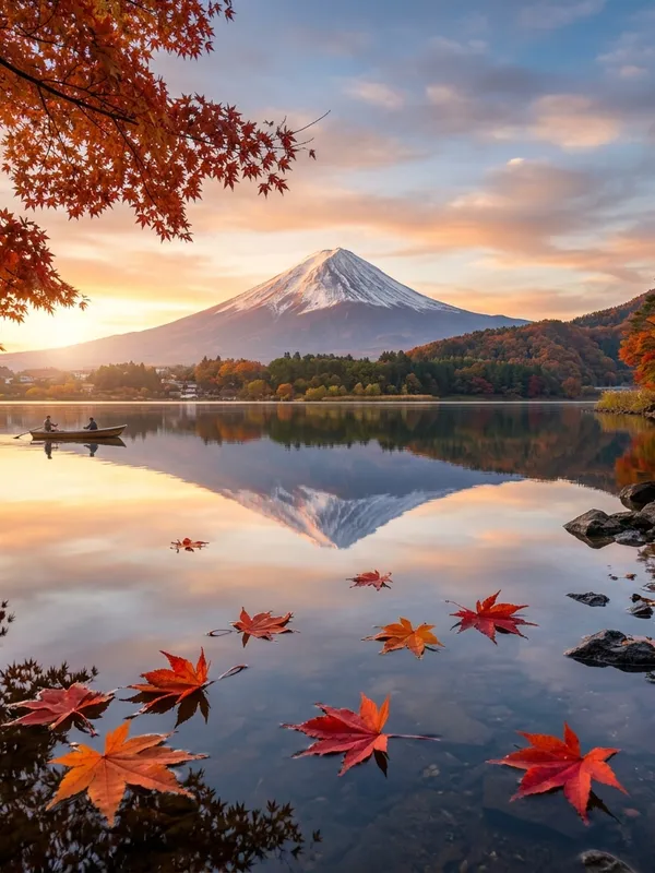 El Monte Fuji desde Chureito