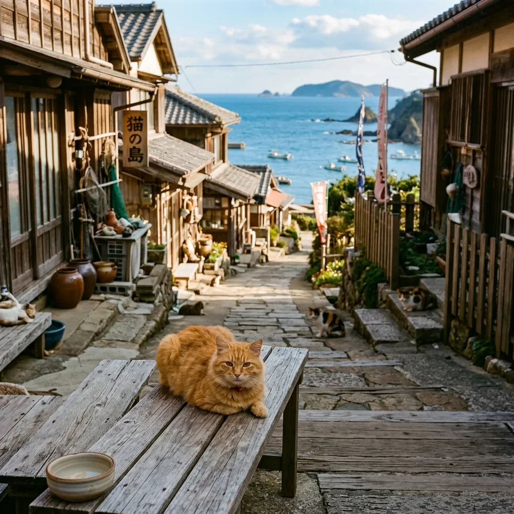 Isla de Tashirojima: El reino de los gatos