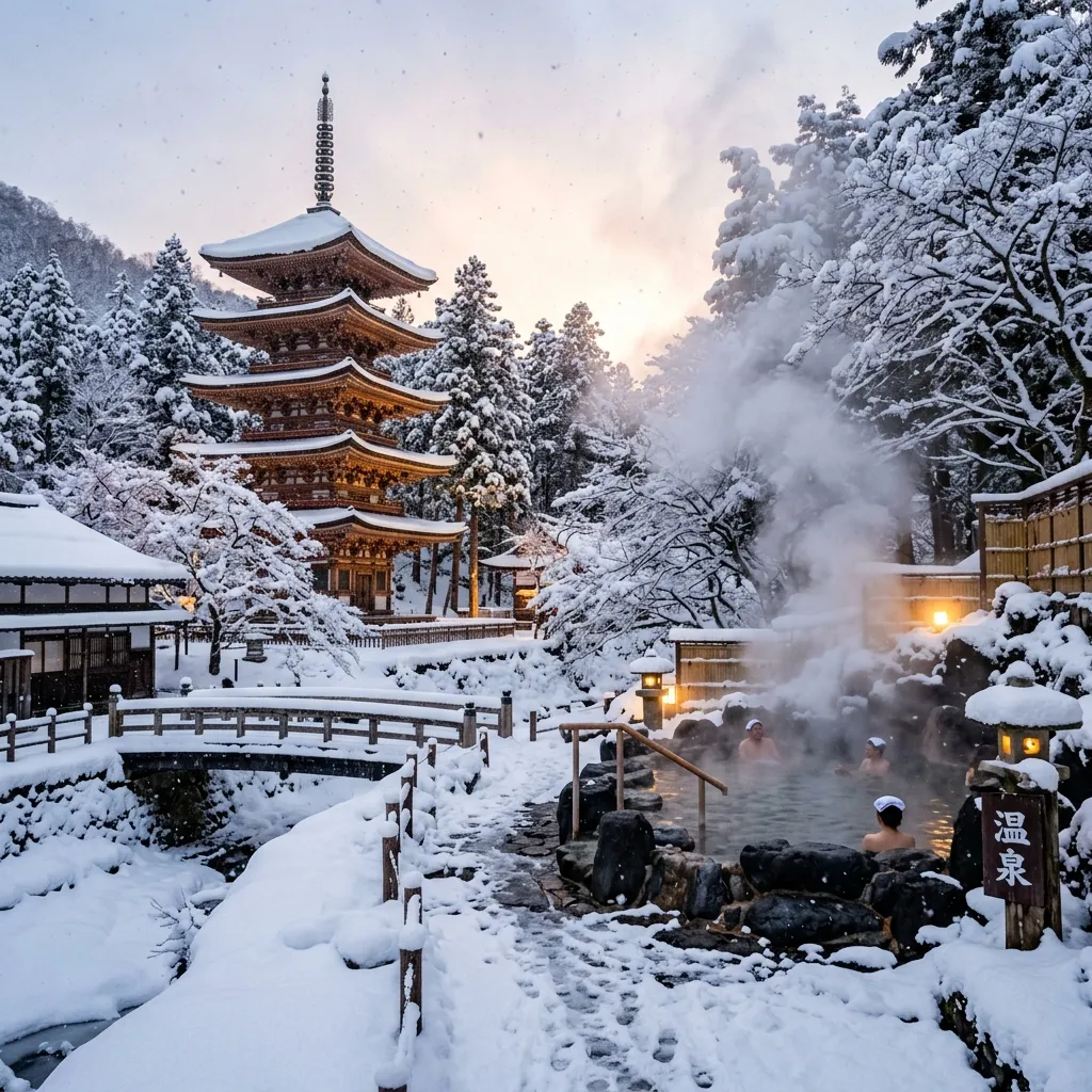 Invierno en Japón: Nieve, Onsen y Tradición