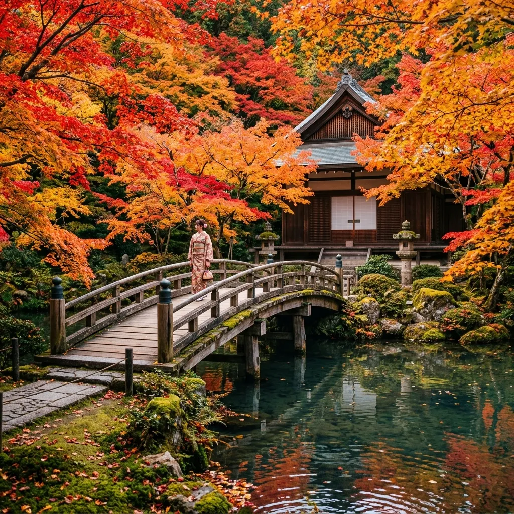 Otoño entre Templos: El Espectáculo del Momiji