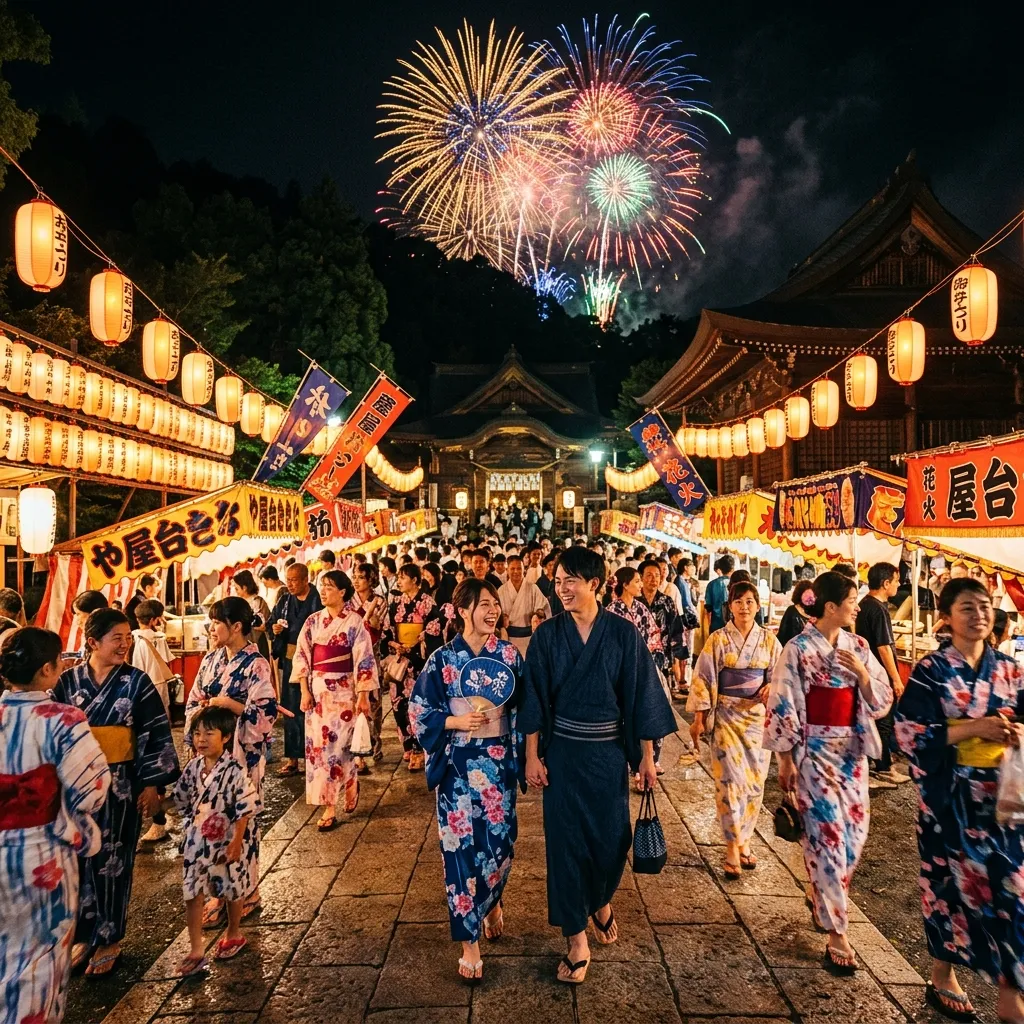 Verano en Japón: Festivales y Fuego